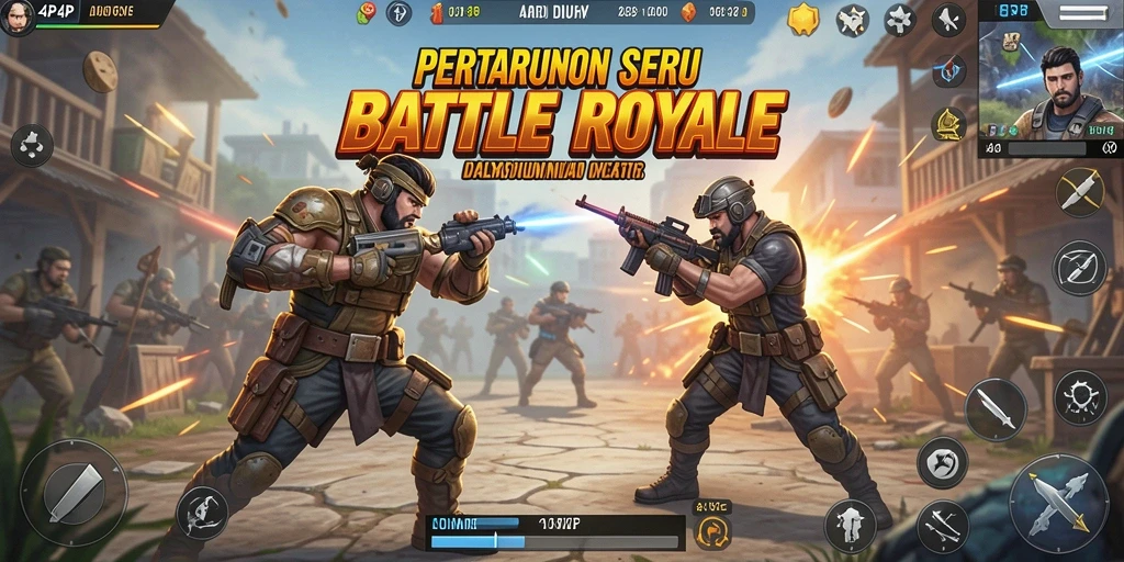 Screenshot memberikan gambaran jelas pertarungan seru di 4P4P.