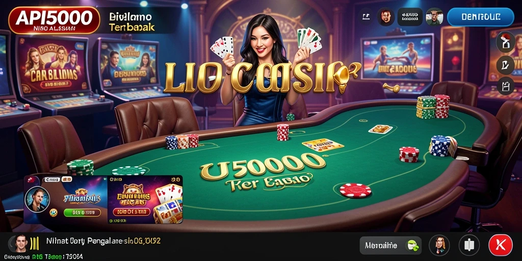 Gameplay seru dengan dealer langsung di API5000.