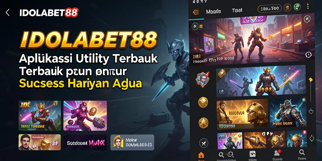 Tampilan antarmuka IDOLABET88 yang sederhana dan fungsional.