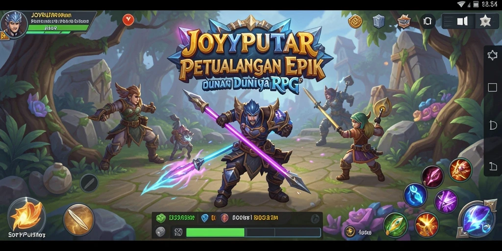 Gameplay menarik JOYPUTAR yang penuh petualangan RPG.