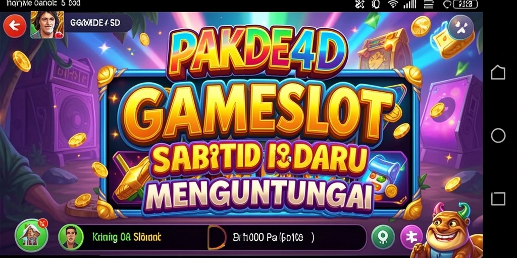 Tampilan gameplay PAKDE4D dengan grafis menawan dan fitur interaktif.