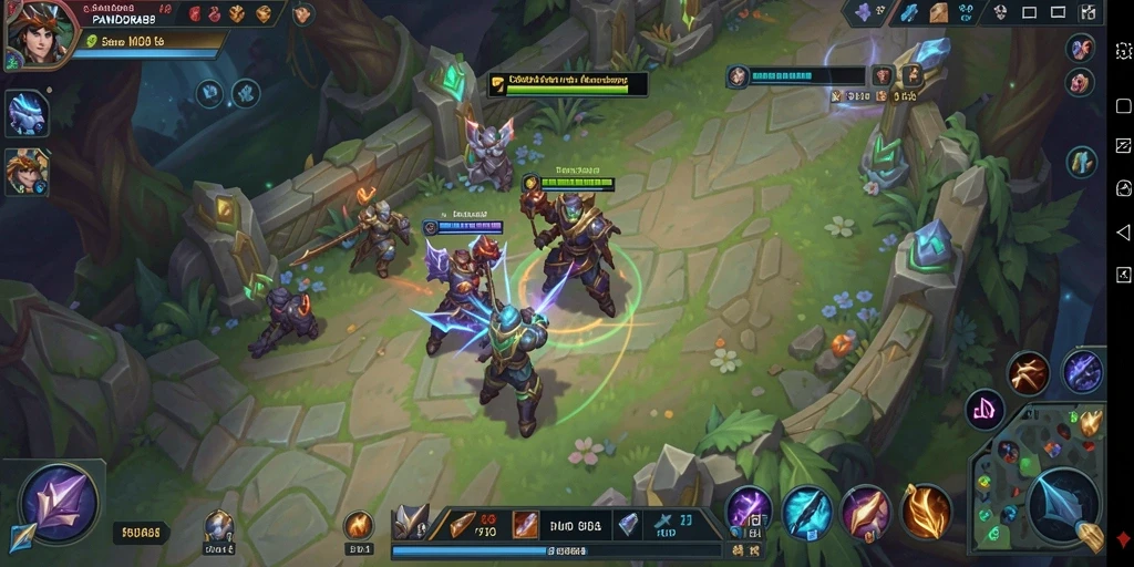 Tampilan gameplay PANDORA88 yang mendebarkan di arena MOBA.