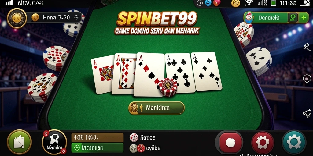 Tampilan gameplay seru dari SPINBET99 di layar ponsel.